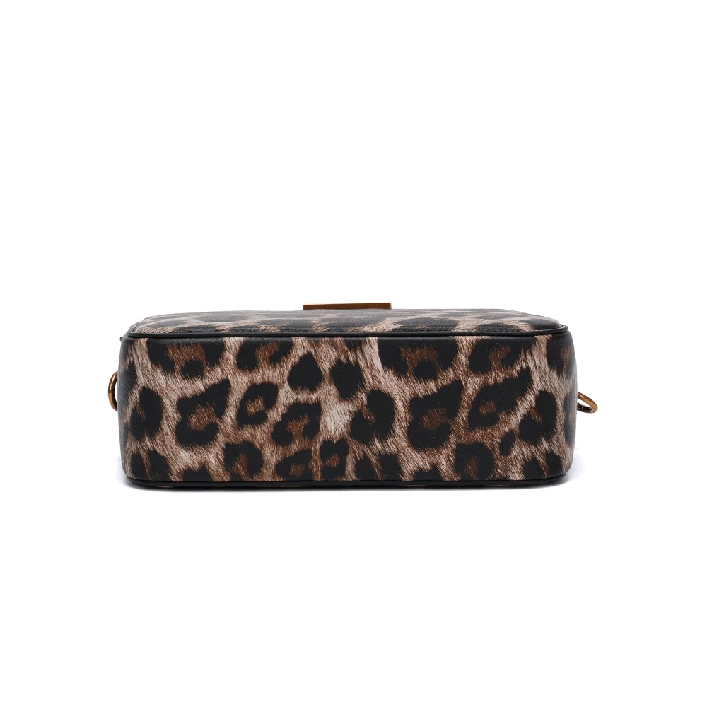 Bolsa Animal Print Onça Alça De Ombro - vista 5 de 5