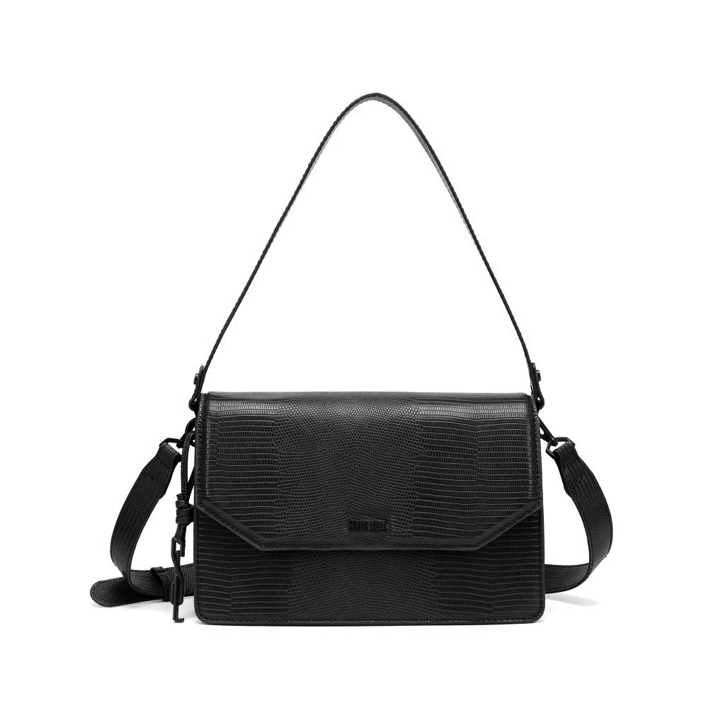 Bolsa Lizard Preta Alça Dupla - vista 1 de 5