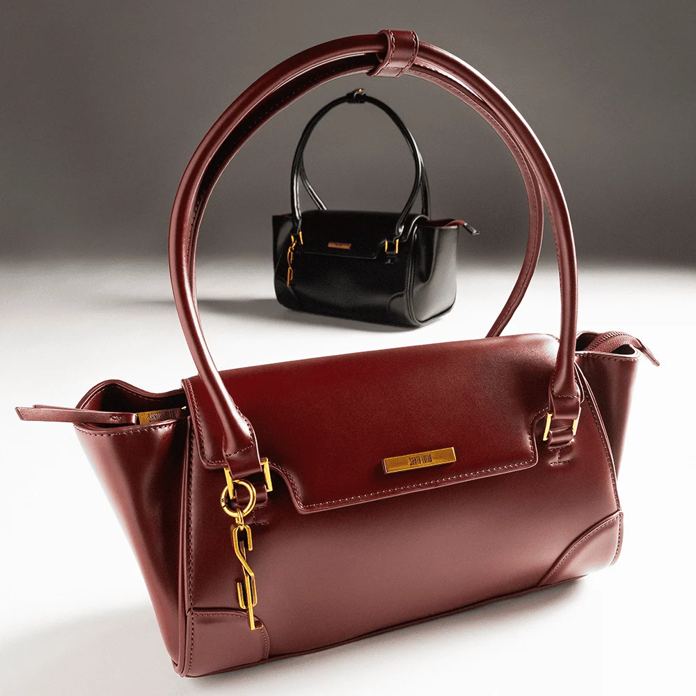 Bolsa Soft Vermelho Ruby Alça De Ombro - vista 3 de 6