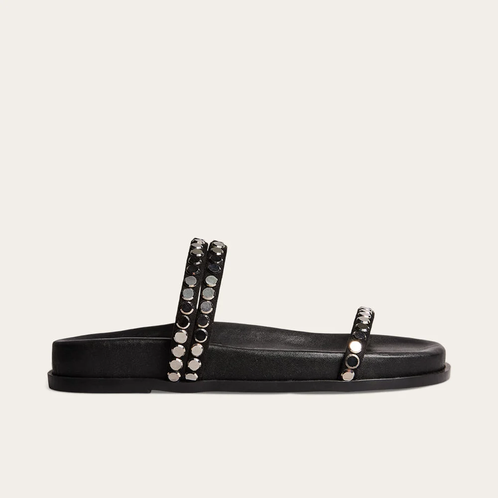 Papete Napa Soft Strass Preto - vista 1 de 3