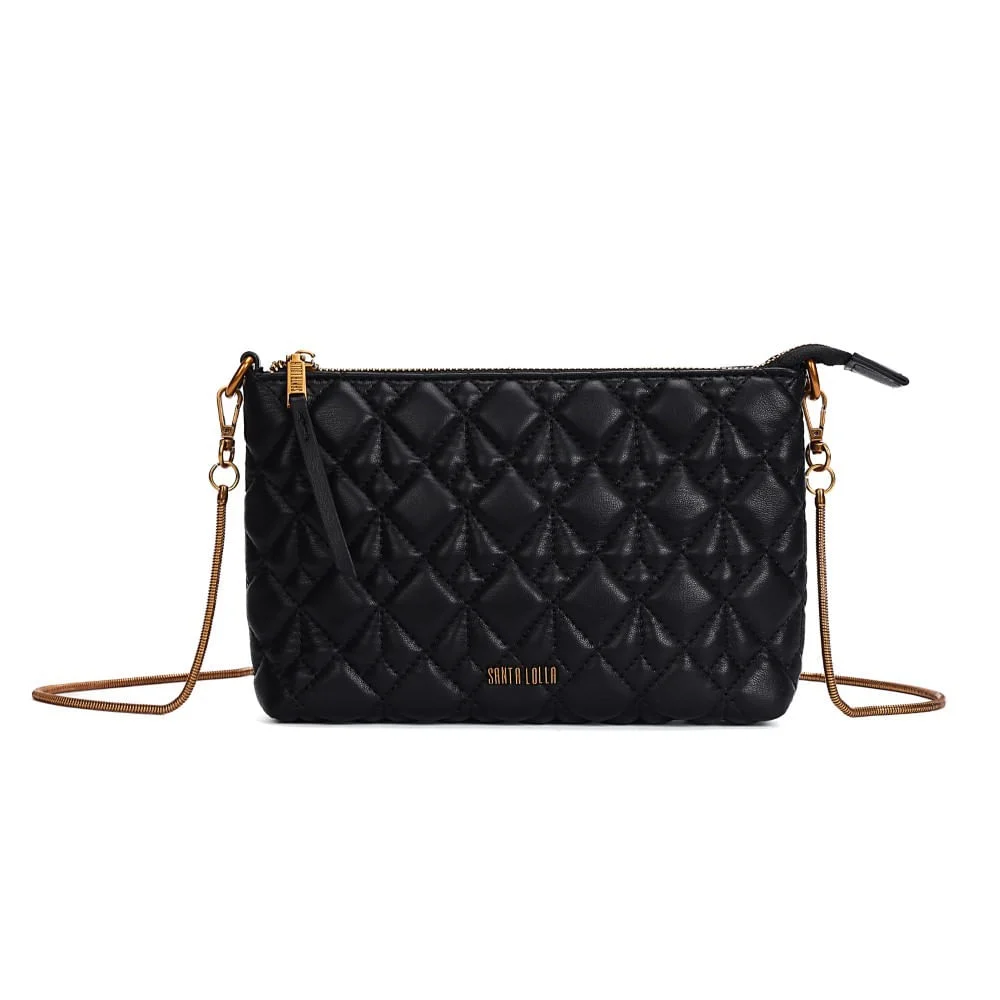 Bolsa Pequena Soft Preta Alça Transversal - vista 1 de 5