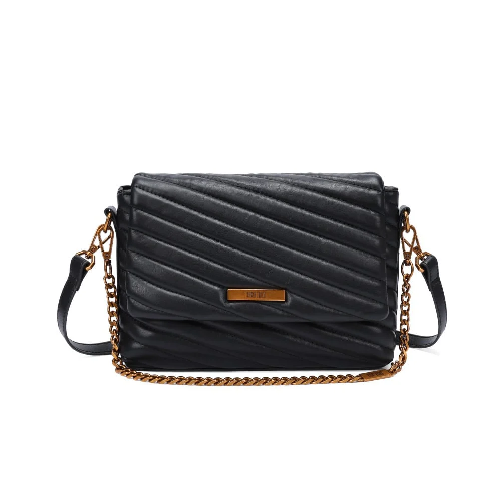Bolsa Pequena Soft Preto Alça Dupla - vista 1 de 5