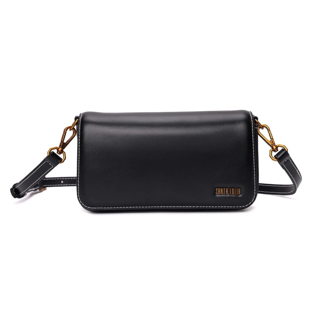 Bolsa Pequena Soft Preto Alça Transversal - vista 1 de 6