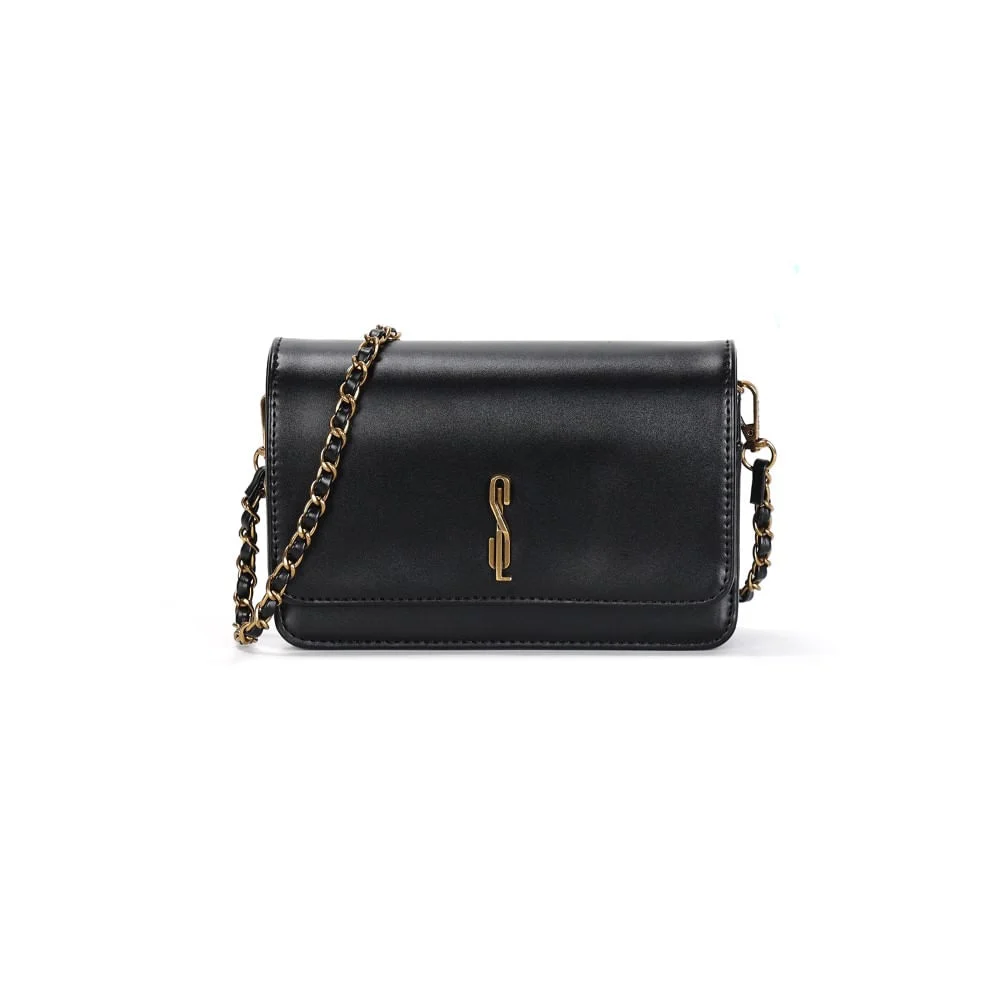 Bolsa Pequena Soft Preta Alça Transversal - vista 1 de 3