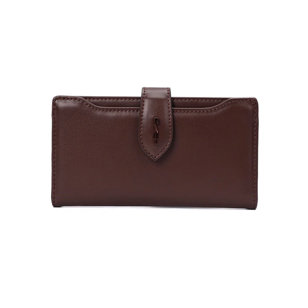 Carteira material soft dark cocoa 2 - vista 1 de 6