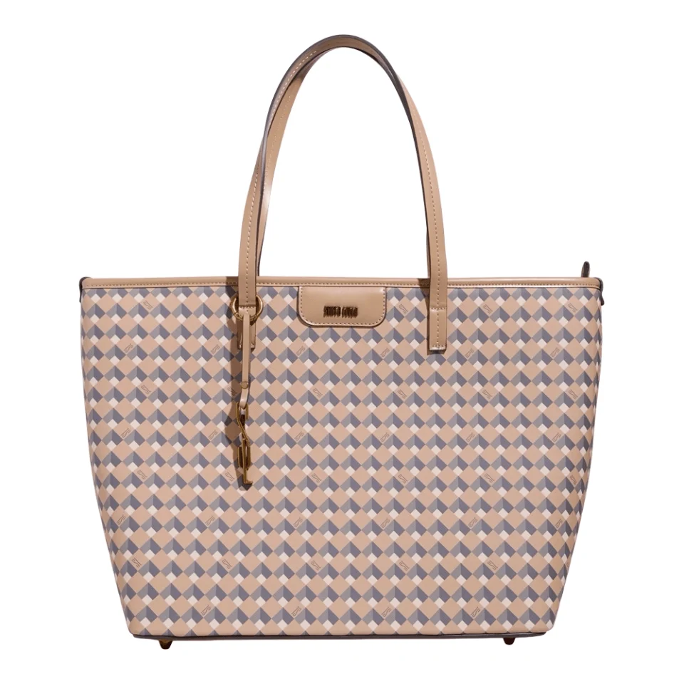 Shopper Risco Cubos Areia - vista 1 de 3