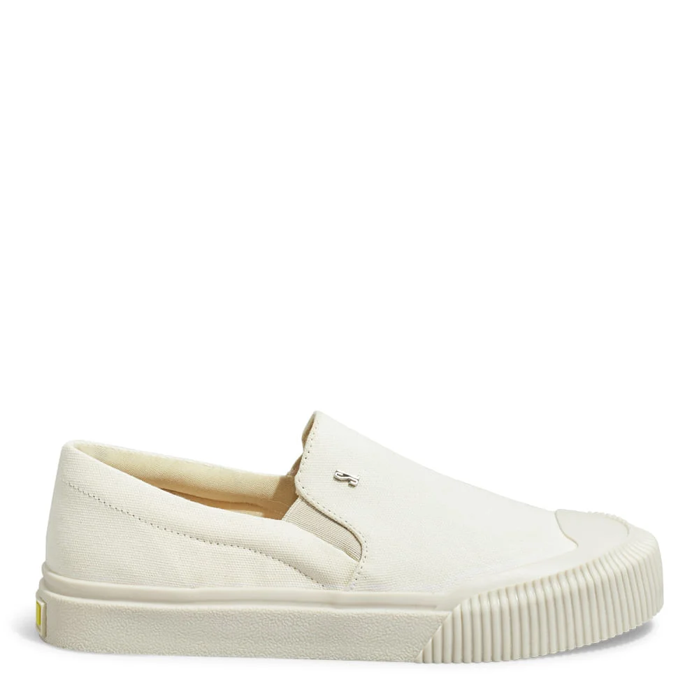 Tênis Slip On Lona Deserto Branco - vista 2 de 6