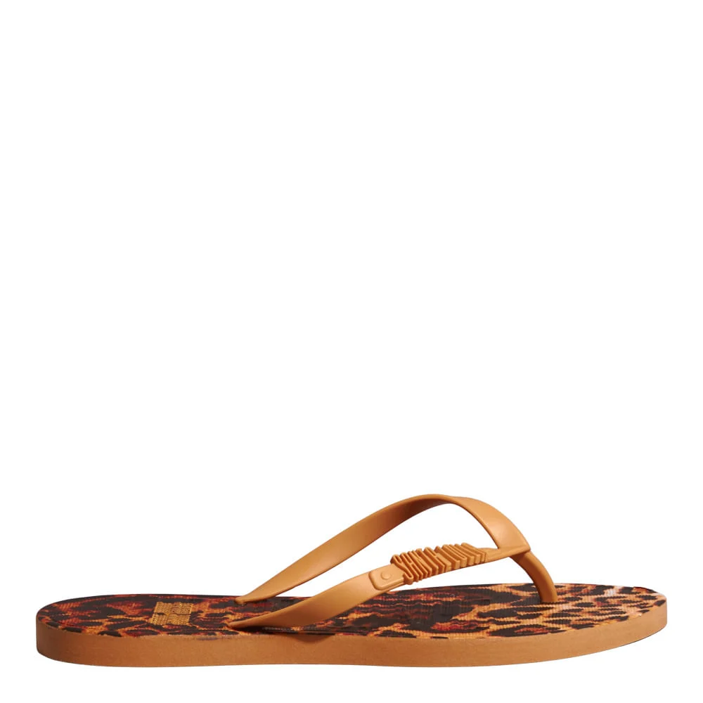 Chinelo Flip Flop Borracha Animal Print Onça - vista 1 de 4