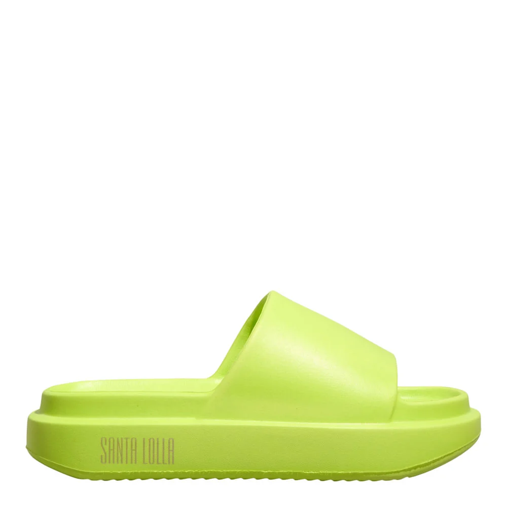Plataforma borracha amarelo lime fluor - vista 1 de 4