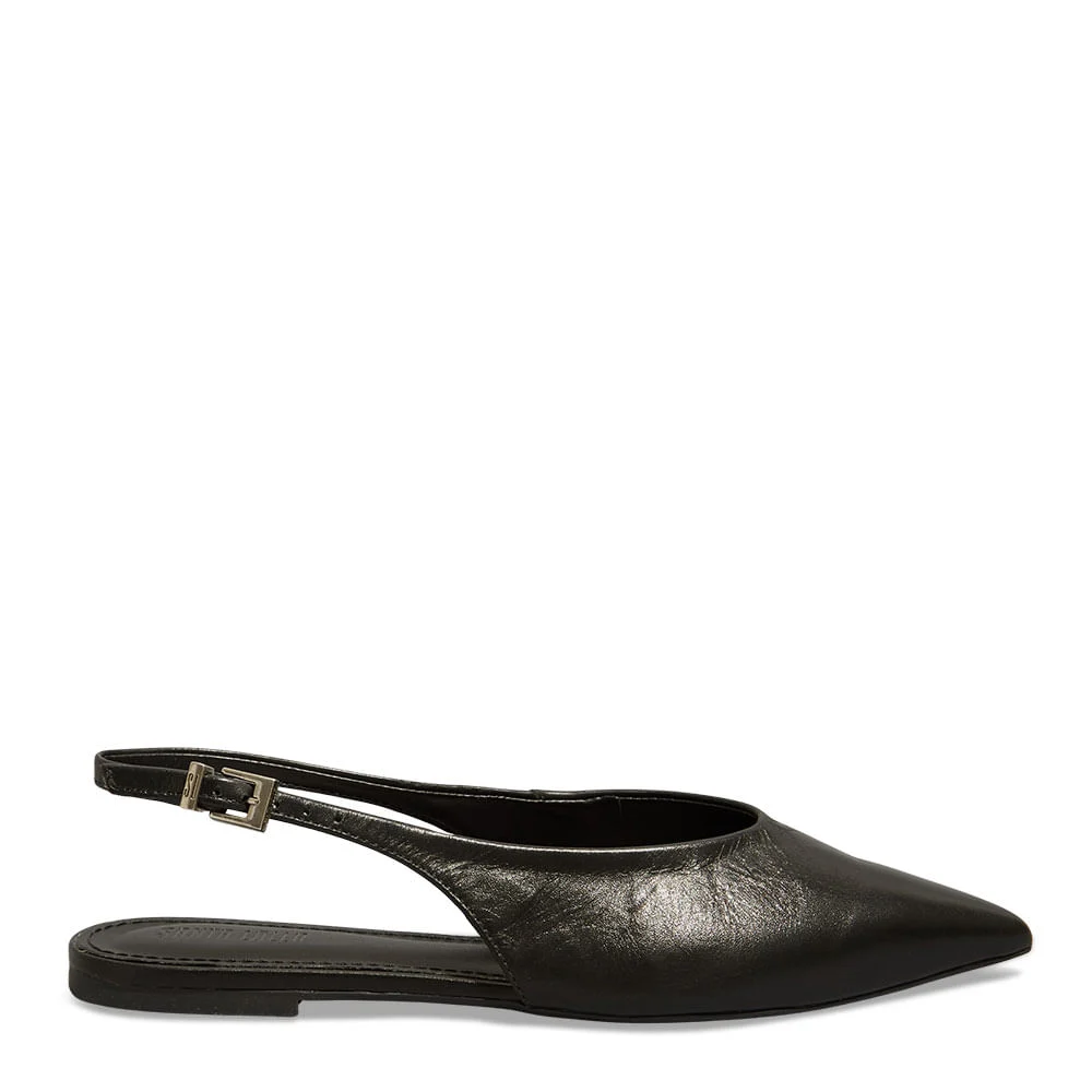 Sapatilha Slingback Couro Nobre Soft Preta - vista 1 de 4
