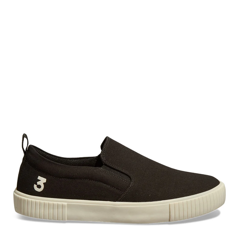 Tênis Slip On Masculino Lona Sol Preto 2 - vista 1 de 4