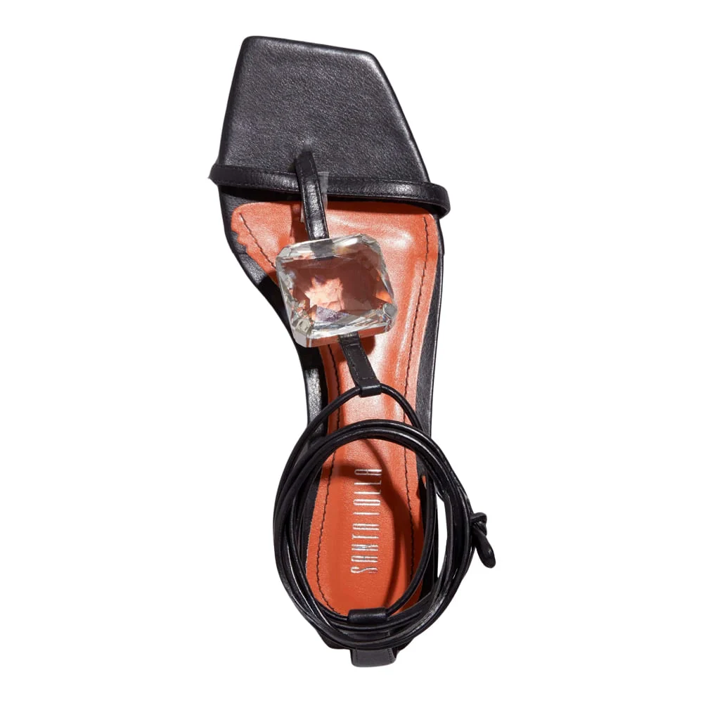 Rasteira Napa Soft Preto - vista 4 de 6