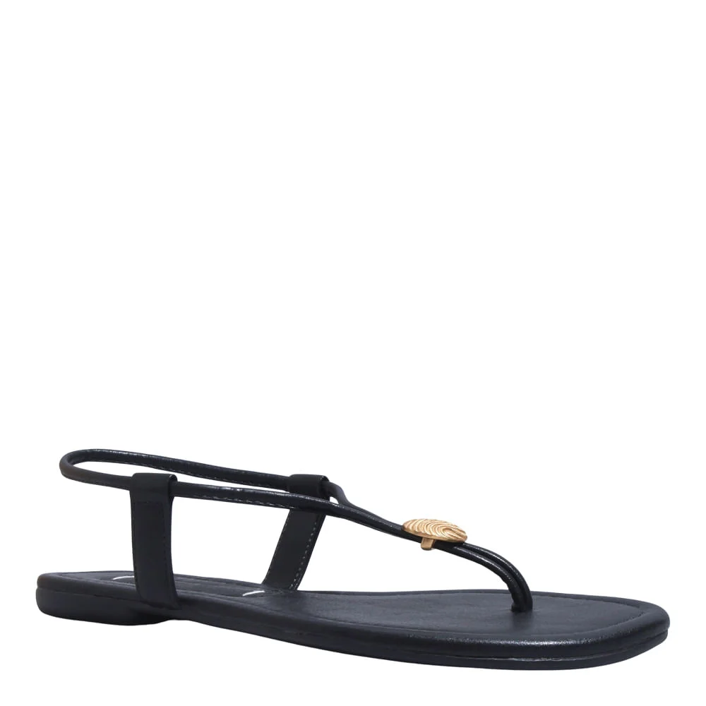 Rasteira Napa Soft Preto - vista 2 de 5