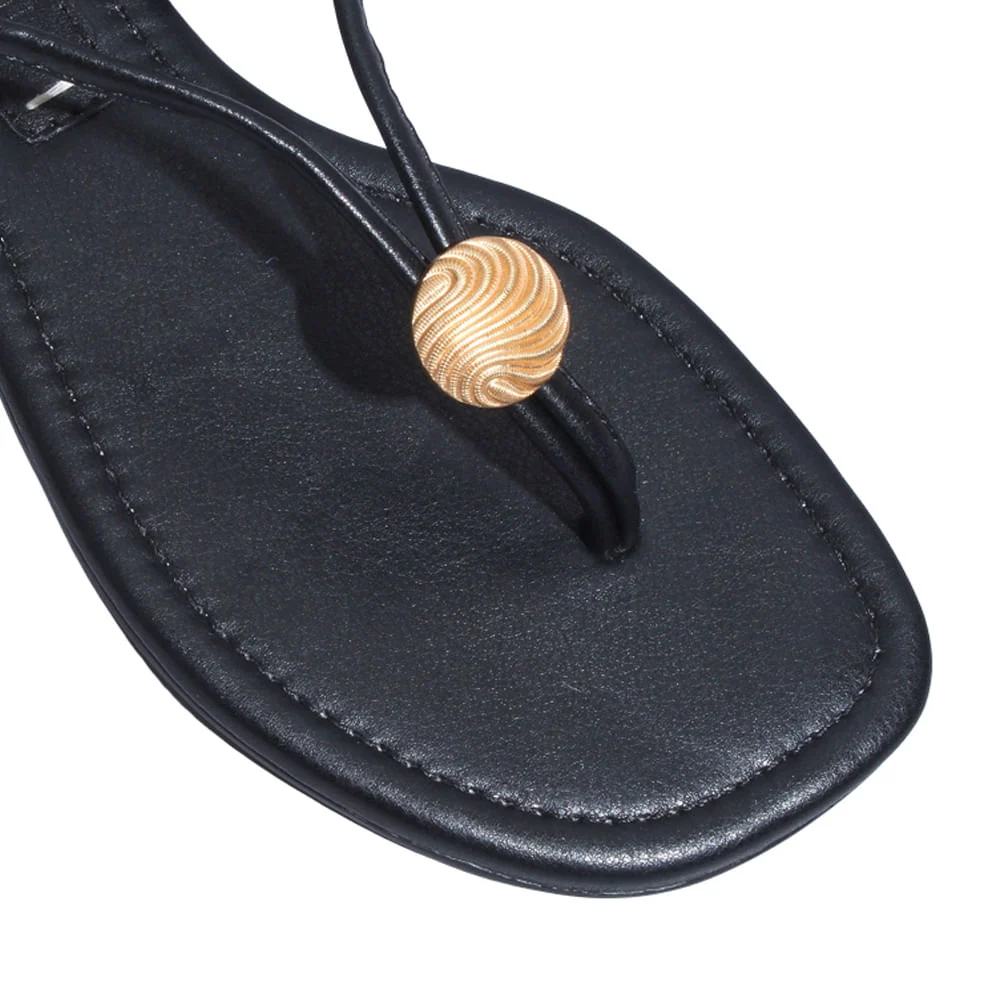 Rasteira Napa Soft Preto - vista 5 de 5