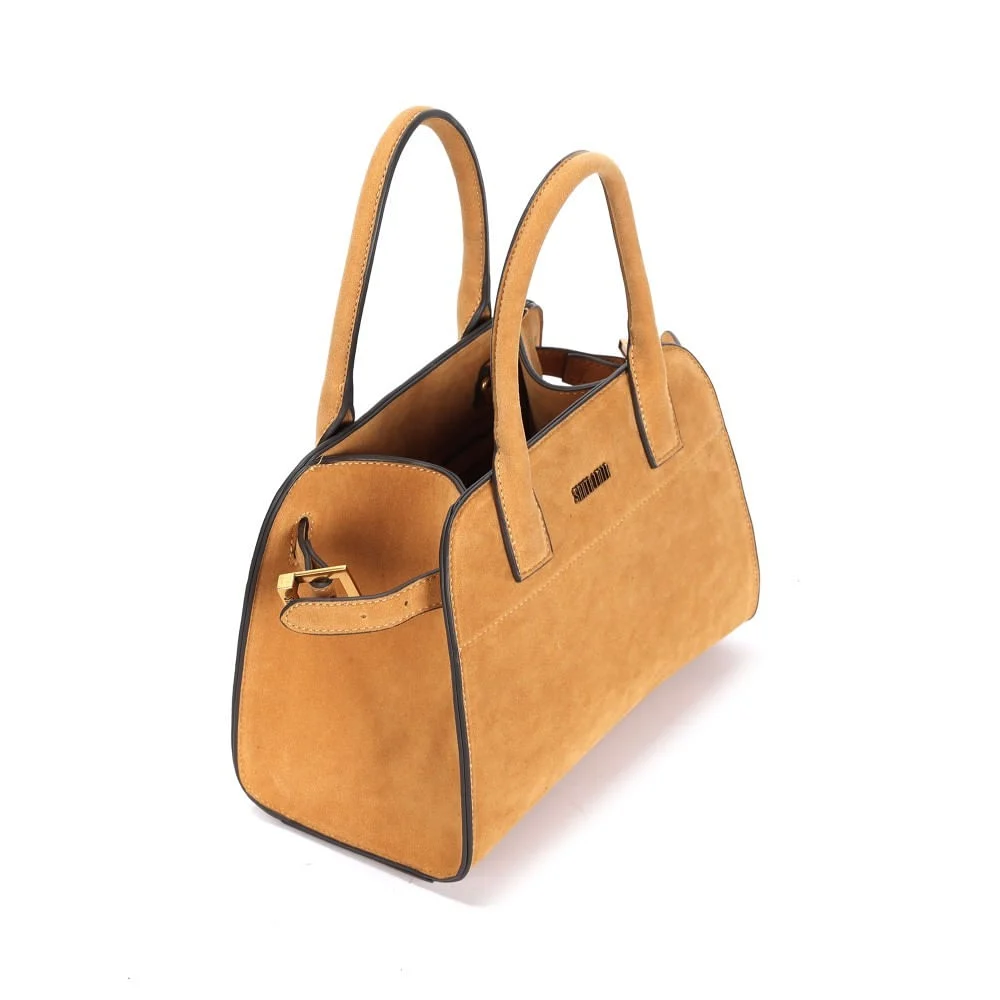 Bolsa P Material Camurça Mostarda - vista 3 de 3