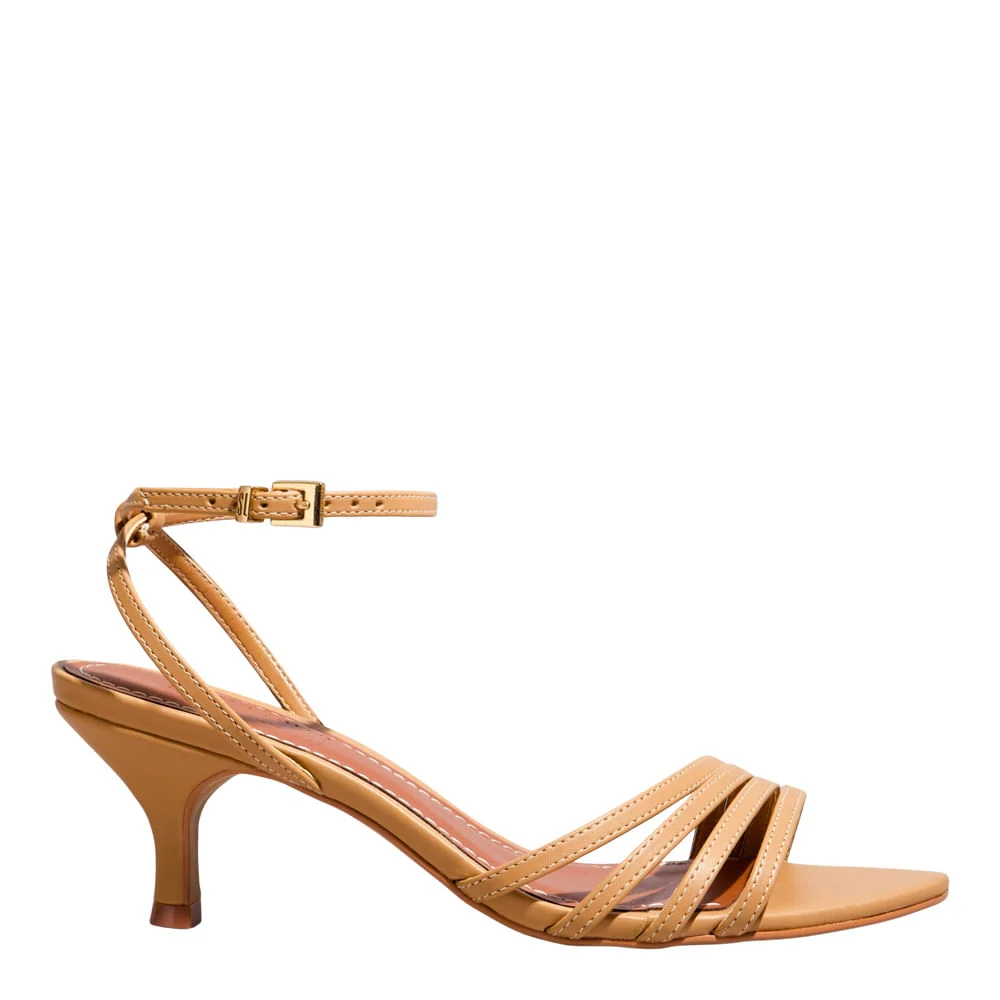 Sandália Napa Soft Palha - vista 1 de 3