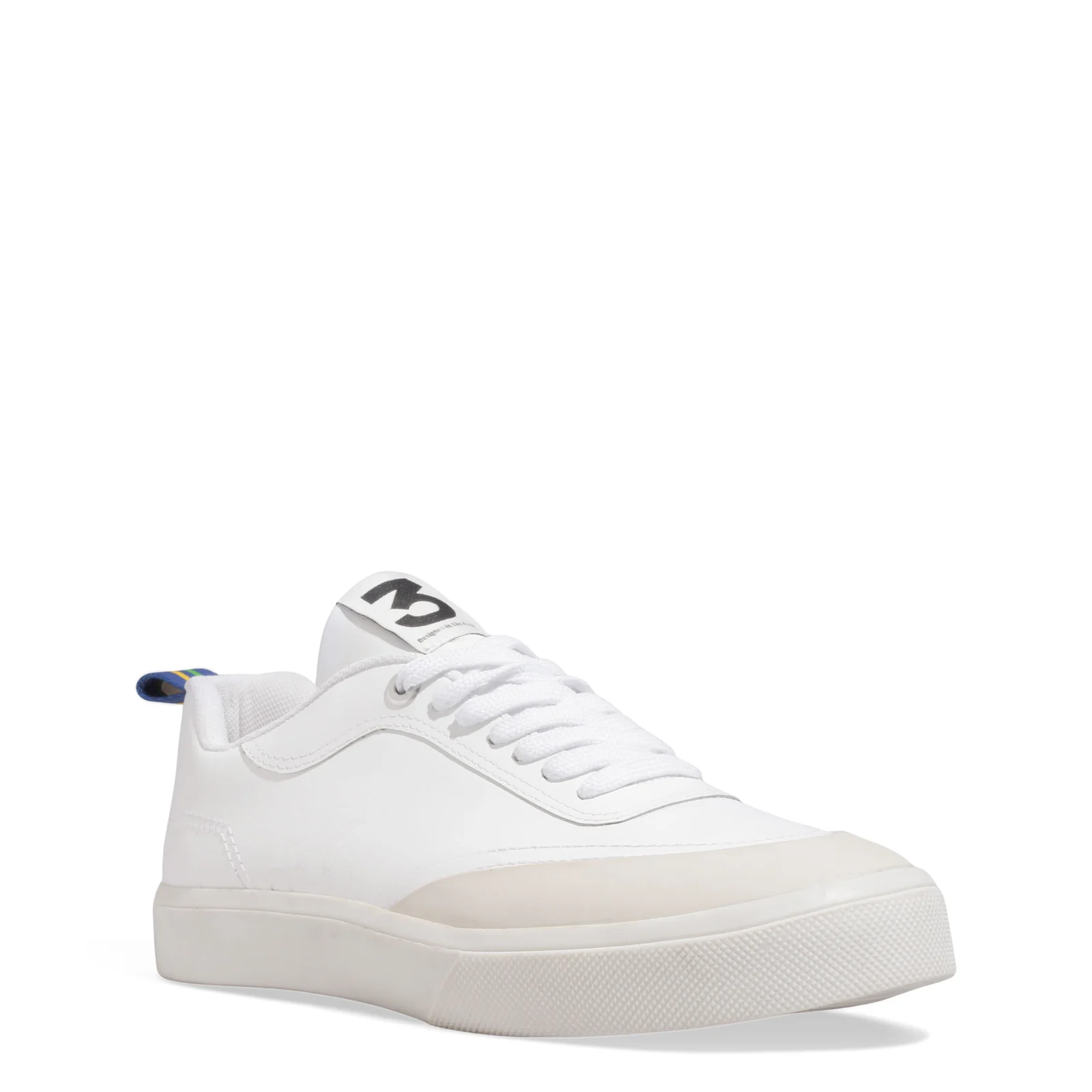 Tênis Masculino Couro Confort Branco - vista 2 de 4