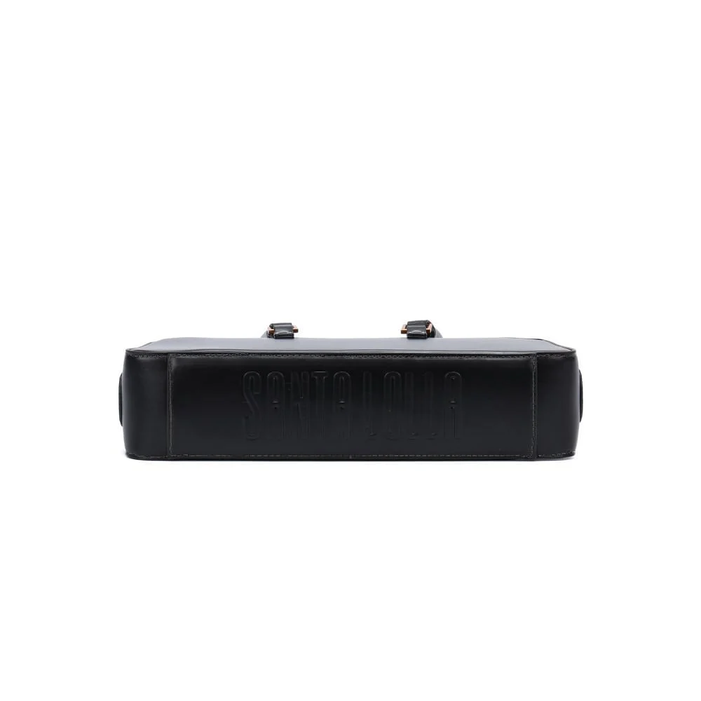 Bolsa M Material Soft Preto - vista 4 de 5