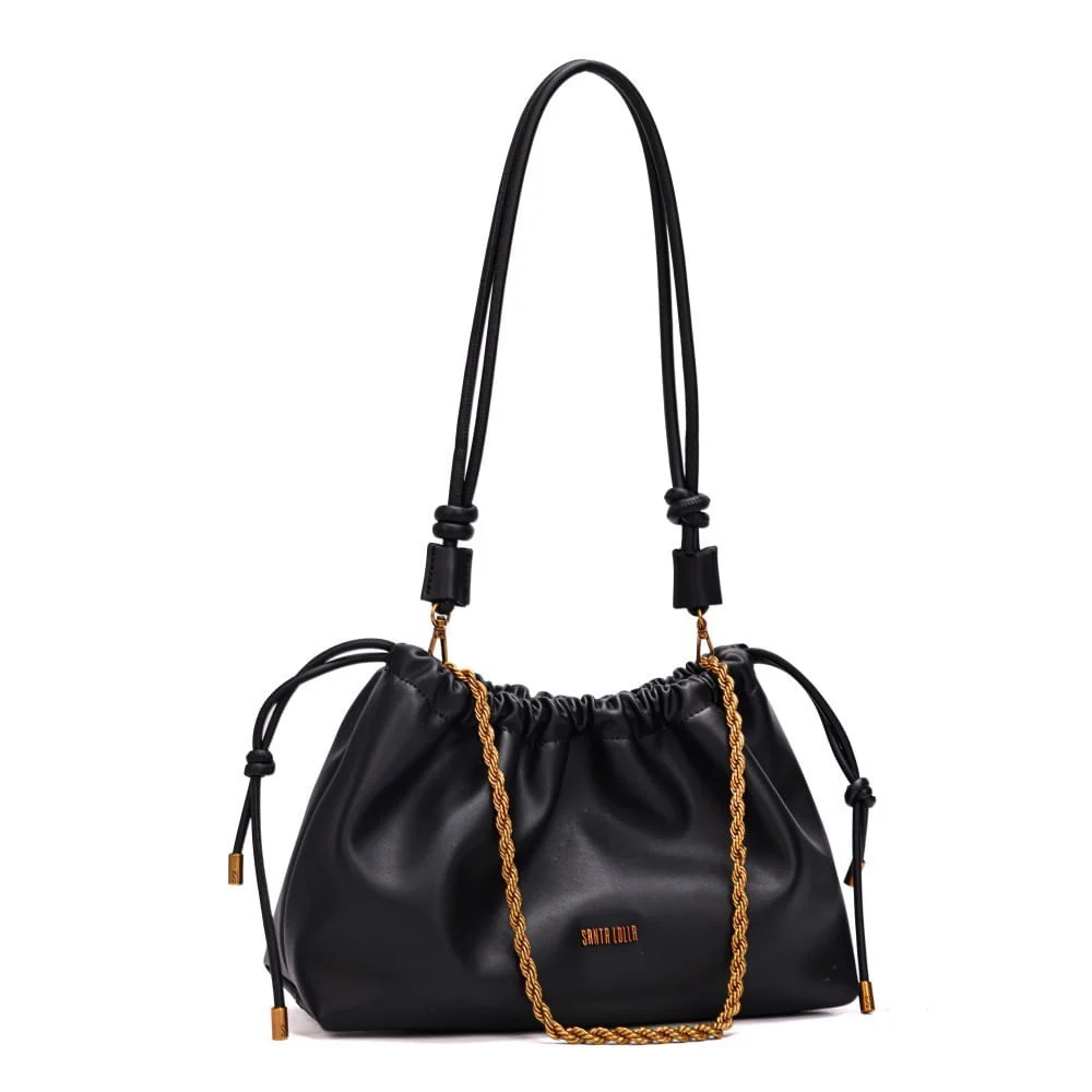 Bolsa M Material Soft Preto - vista 1 de 6