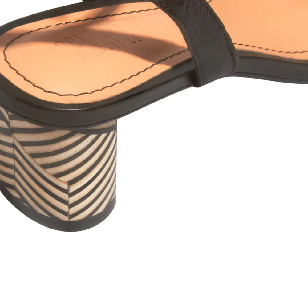 Sandália Couro Nobre Soft Preto - vista 4 de 4