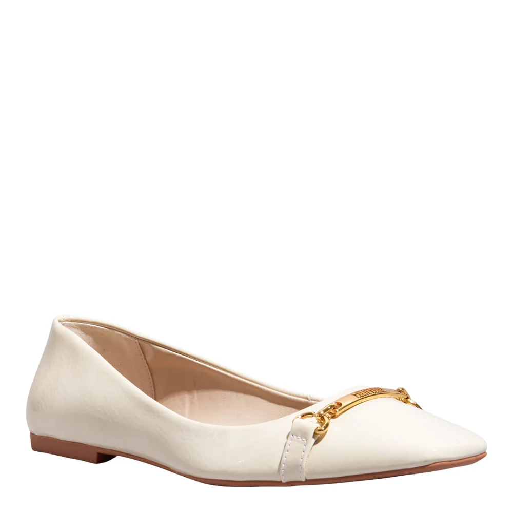 Sapatilha Verniz Glossy Off White - vista 2 de 5