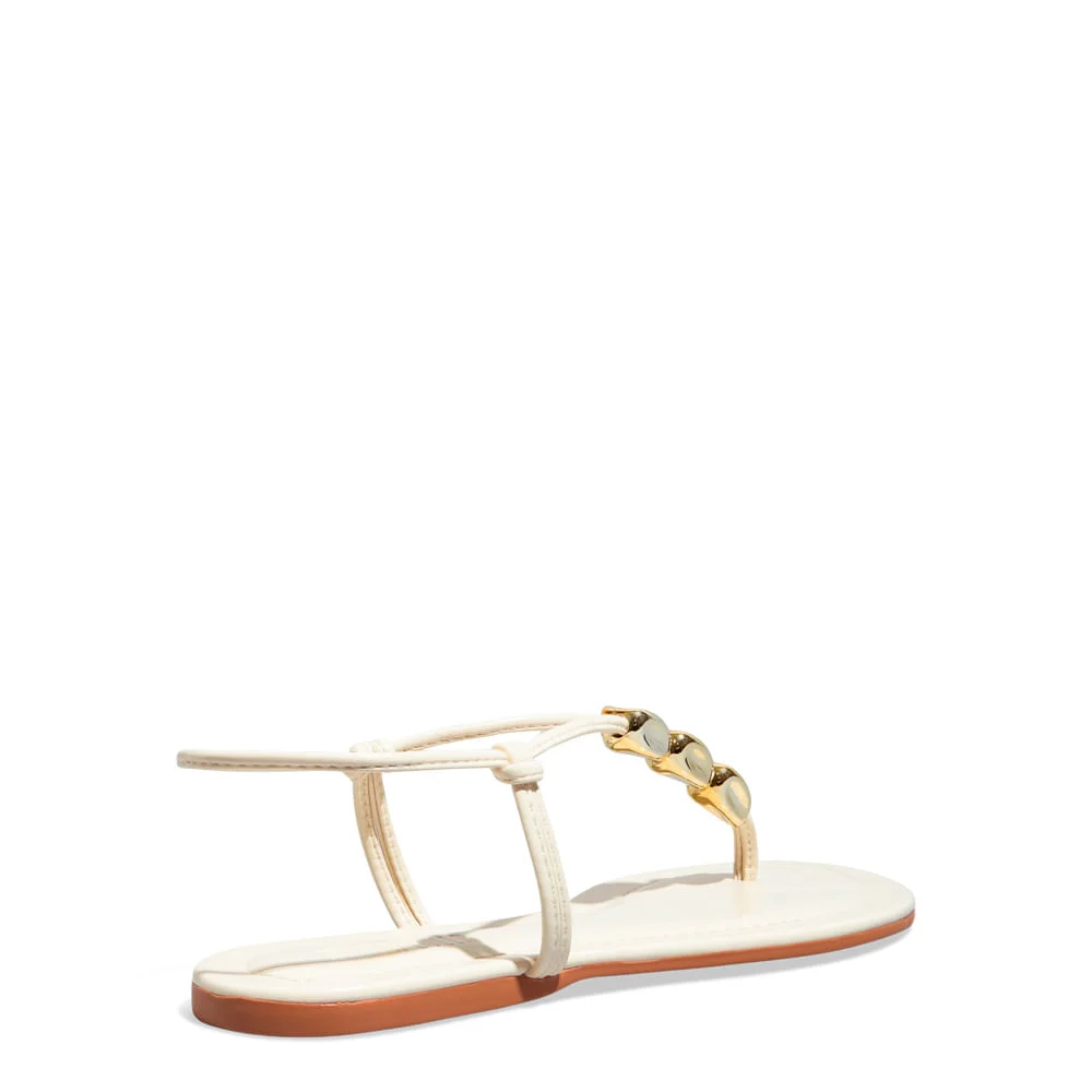 Rasteira Napa Off White - vista 3 de 5