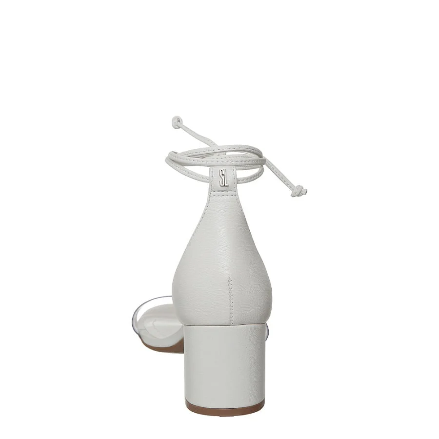 Sandália couro pelica soft branco - vista 3 de 4