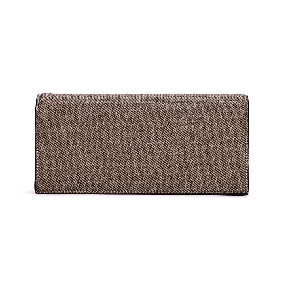Clutch De Mão Canvas Marrom Cocoa - vista 5 de 7