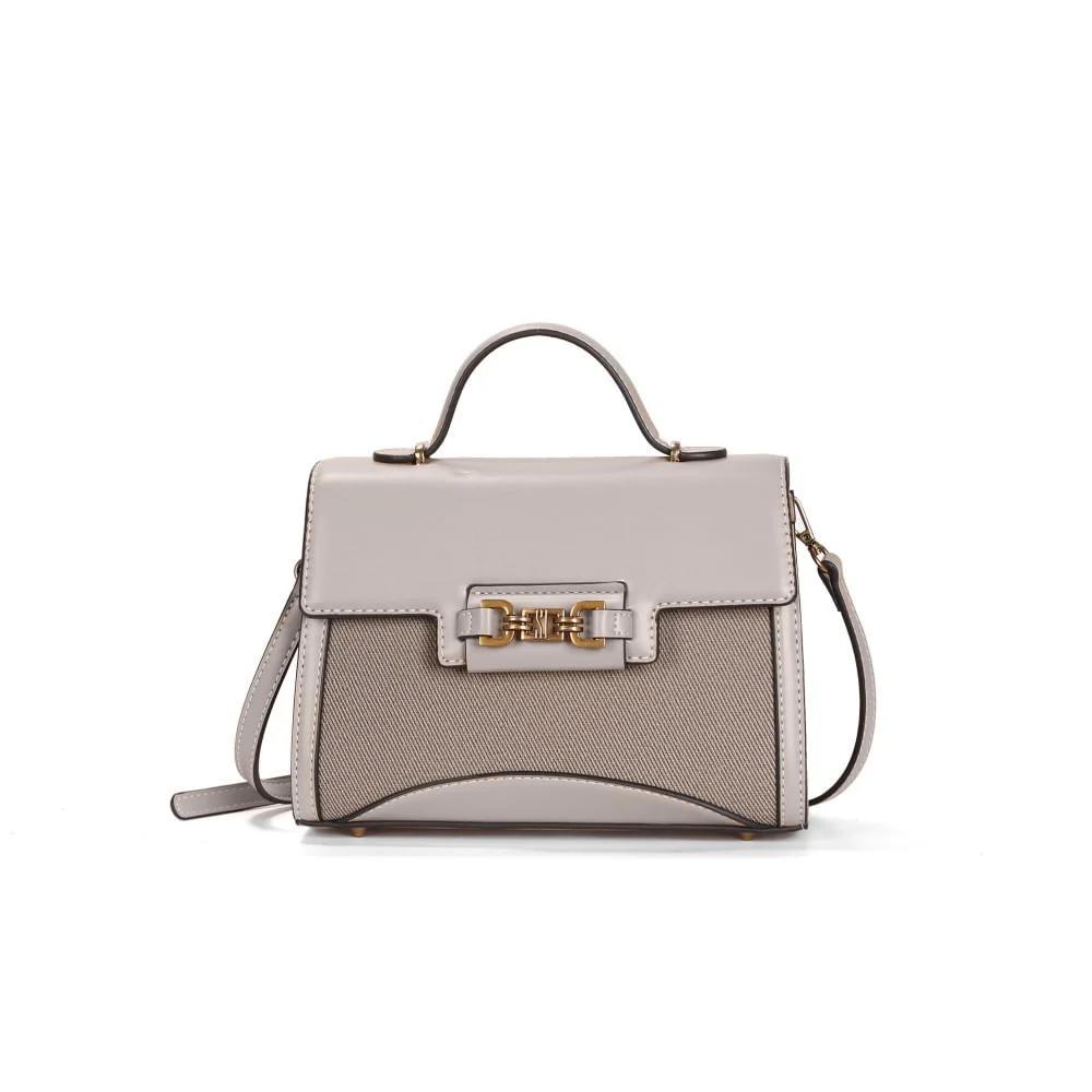 Bolsa Canvas Transversal Cinza Fog Bridão - vista 1 de 3