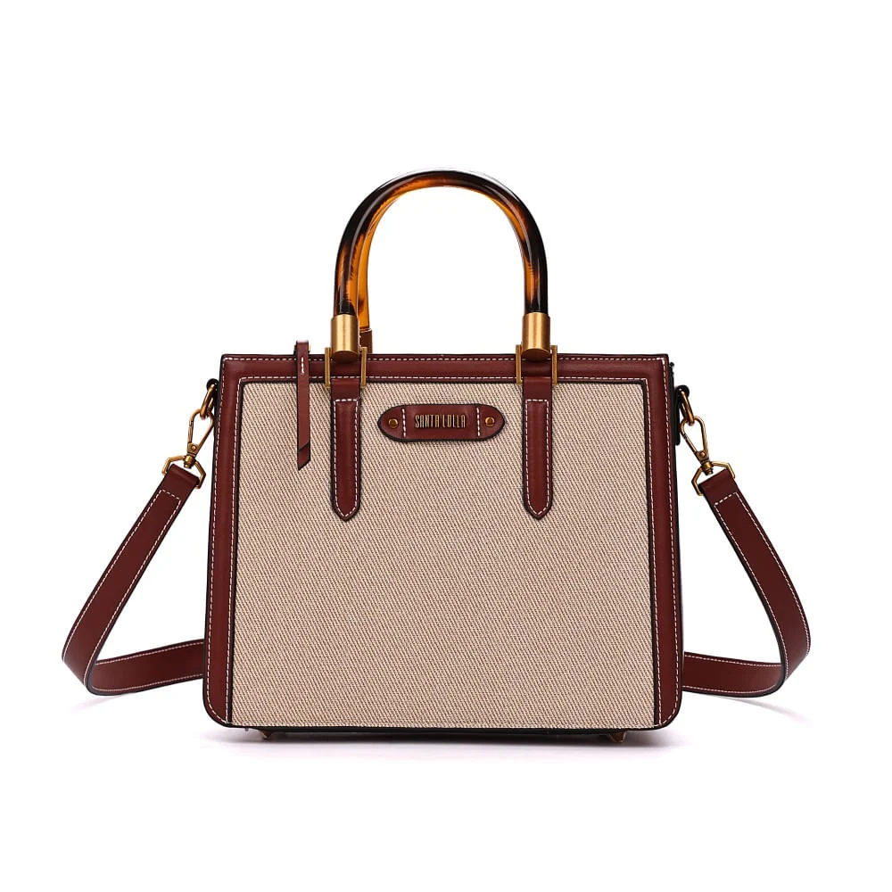 Bolsa Tote Canvas Marfim Transversal - vista 1 de 7