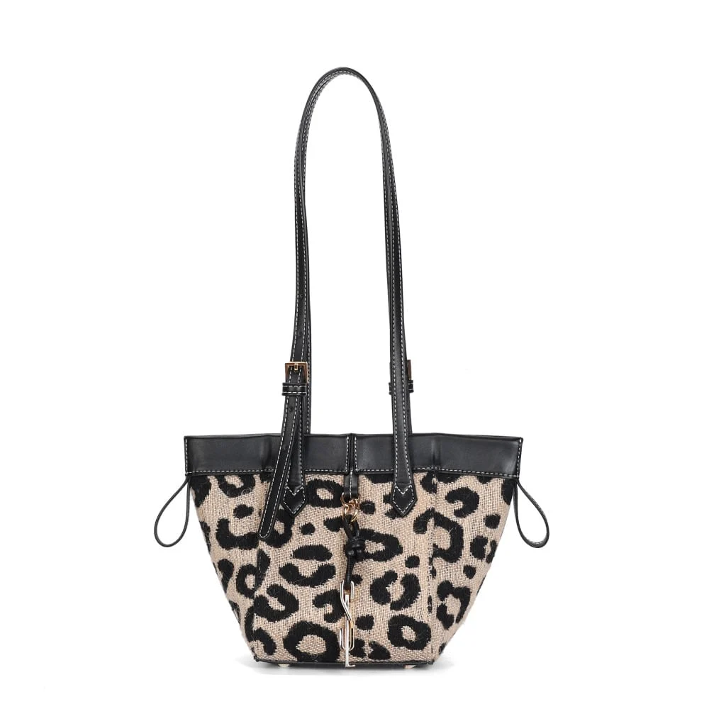 Bolsa Tiracolo Pequena Tramado Animal Print - vista 1 de 3