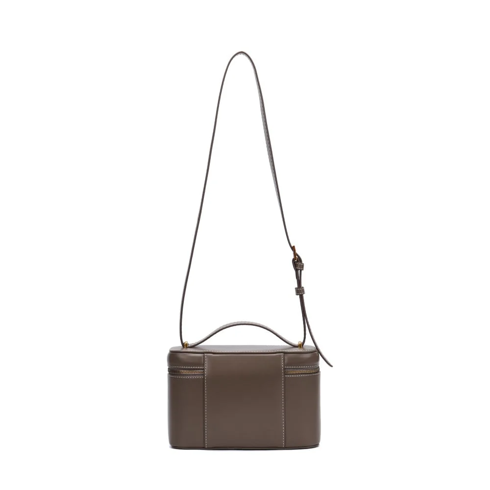 Bolsa Frasqueira Soft Transversal Cinza - vista 3 de 5