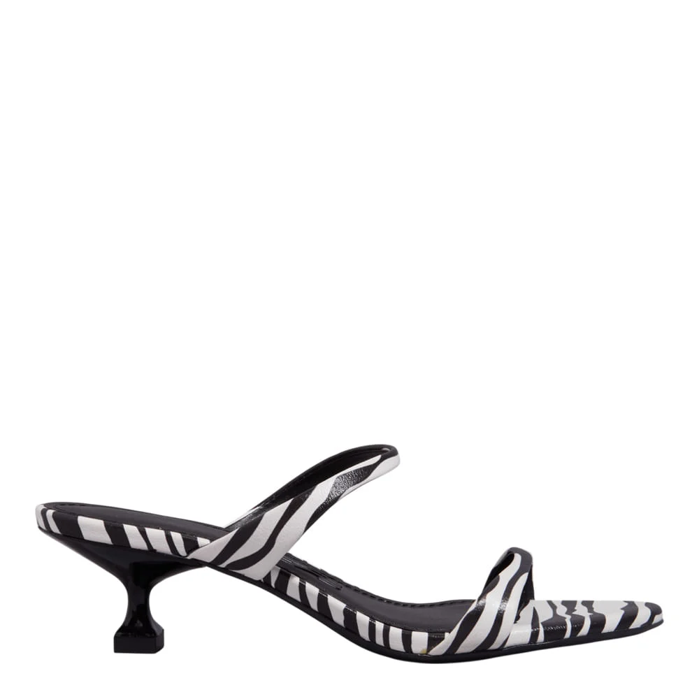 Mule Napa Salto Taça Animal Print Zebra - vista 1 de 3