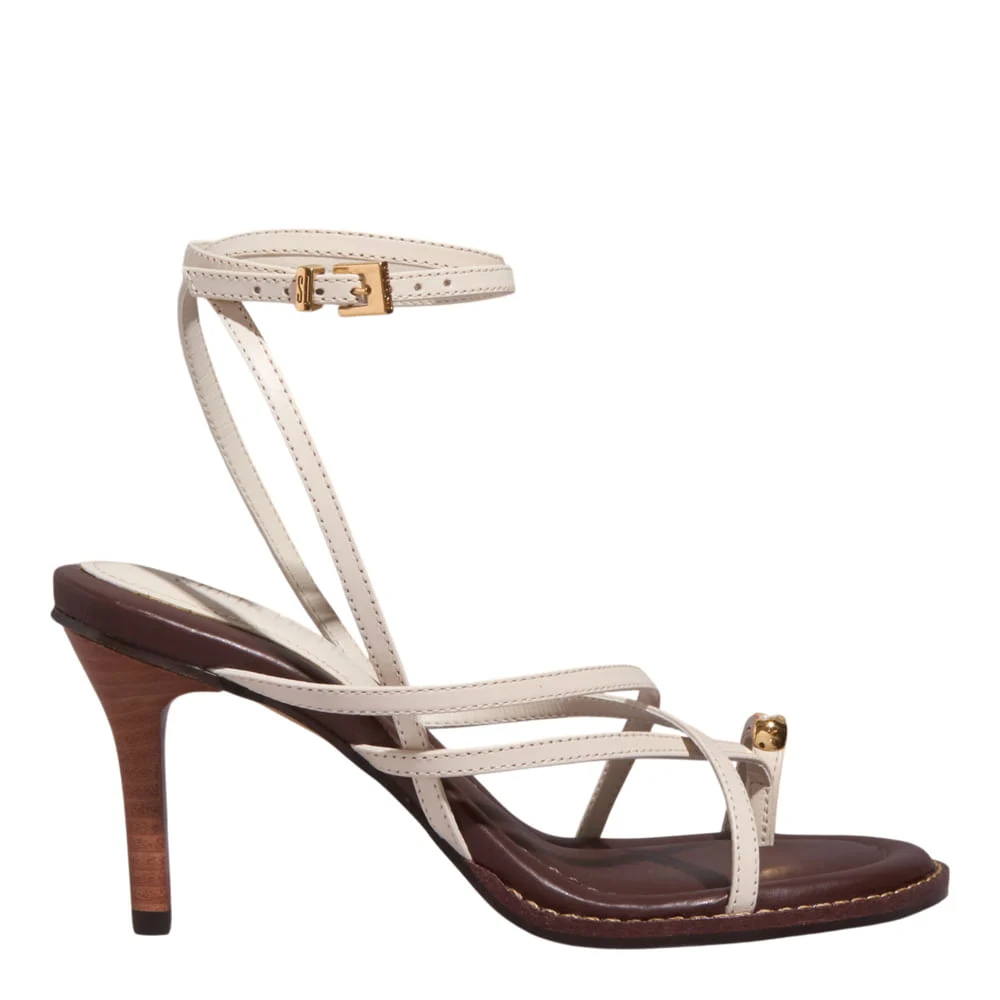 Sandália Couro Nobre Soft Off White - vista 1 de 4