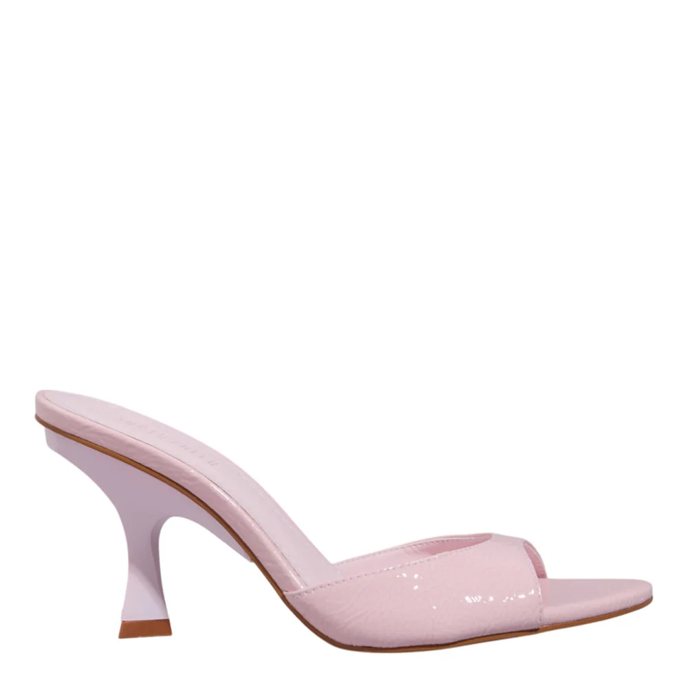 Mule Verniz Salto Fino Rosa - vista 1 de 3