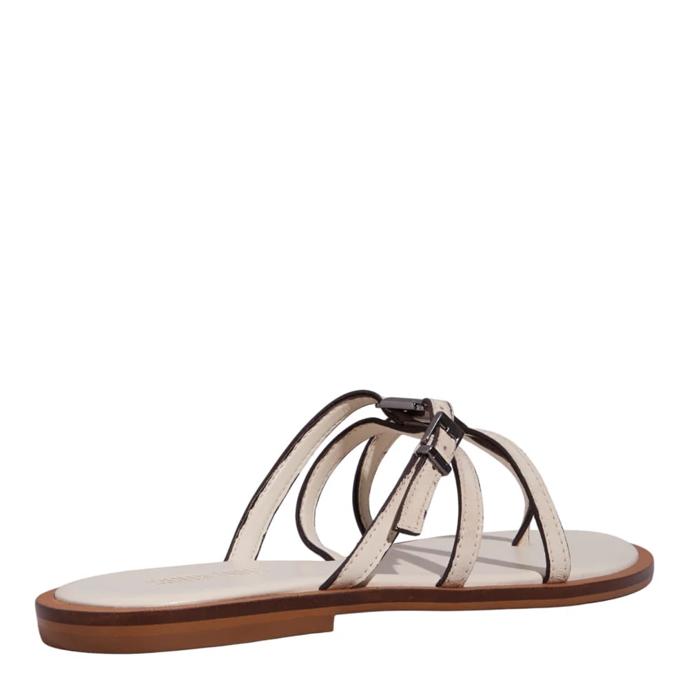Rasteira Couro Nobre Soft Off White - vista 2 de 4