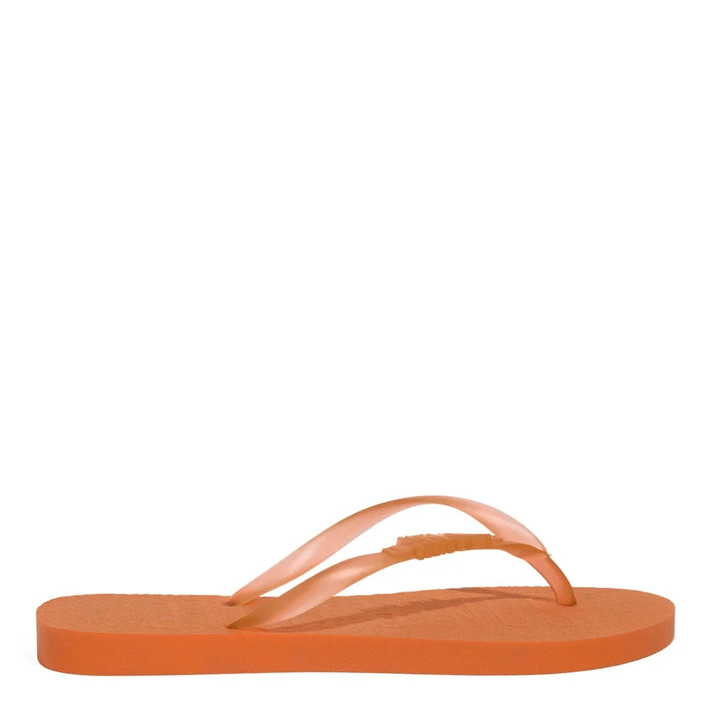 Chinelo Borracha Bico Redondo Laranja Flame - vista 1 de 4