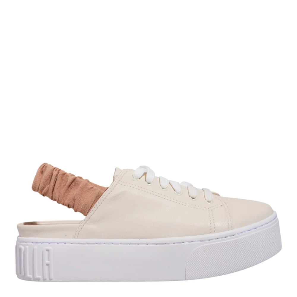 Tênis Plataforma Floater Off White Elástico - vista 1 de 5