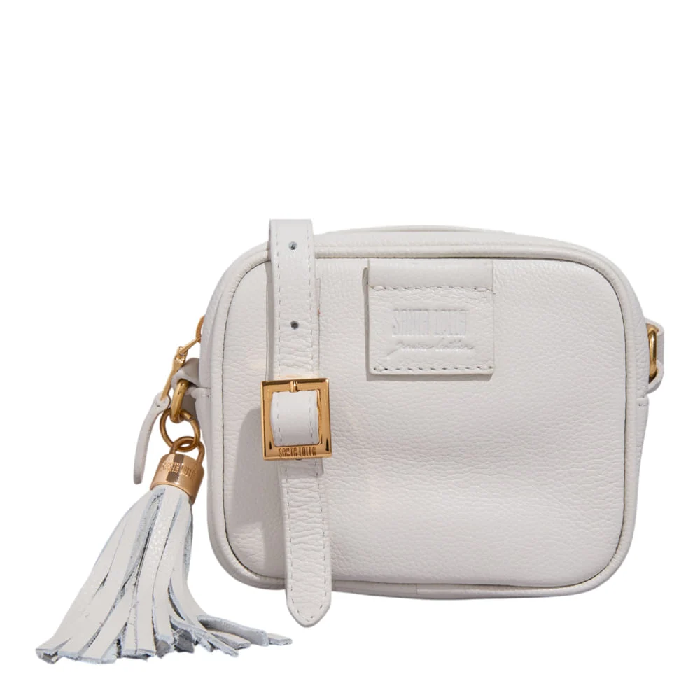 Bolsa P Couro Floater New Marfim - vista 1 de 3