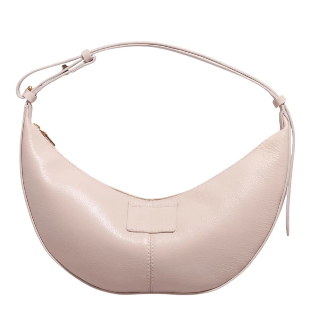 Bolsa Baguete Couro Floater Alça De Ombro Off White - vista 1 de 3