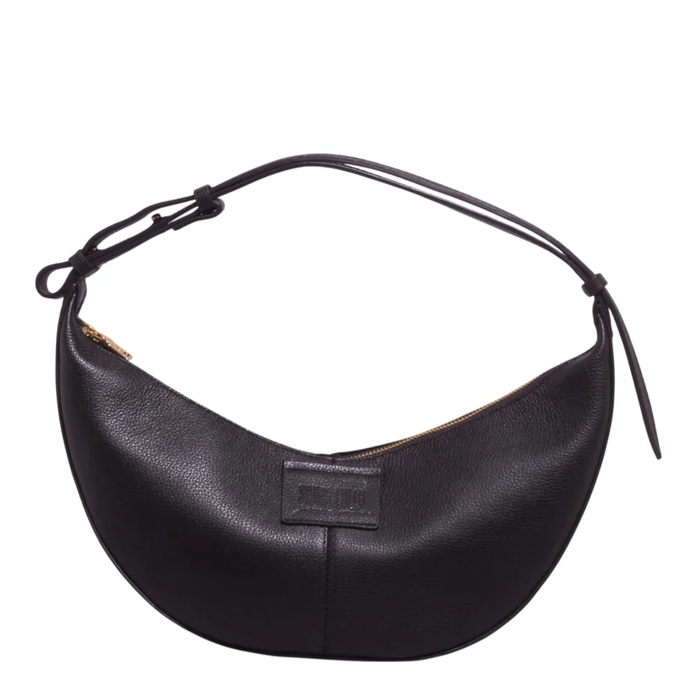 Bolsa M Couro Floater Preto - vista 1 de 3
