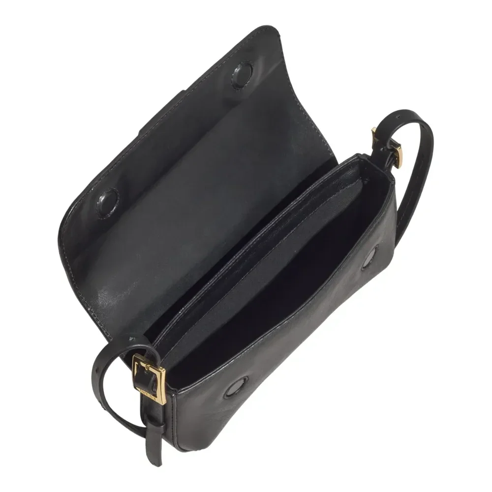 Bolsa P Couro Soft Preto - vista 3 de 3