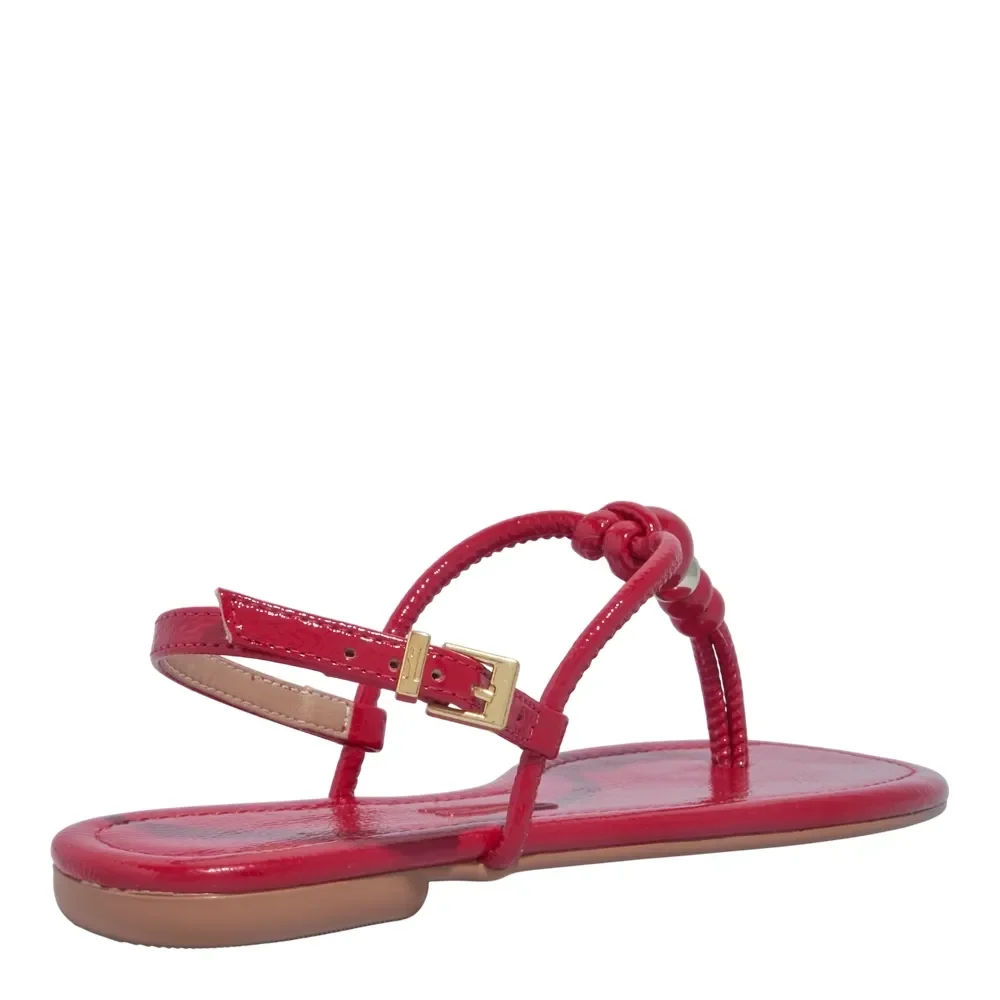 Rasteira Verniz Wetting Coral - vista 2 de 3
