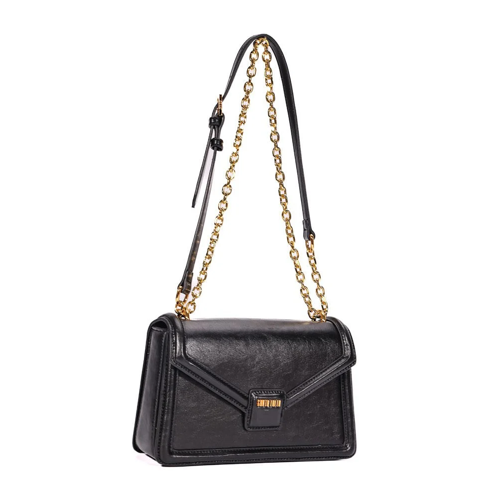 Bolsa M Material Rustico Preto - vista 1 de 7
