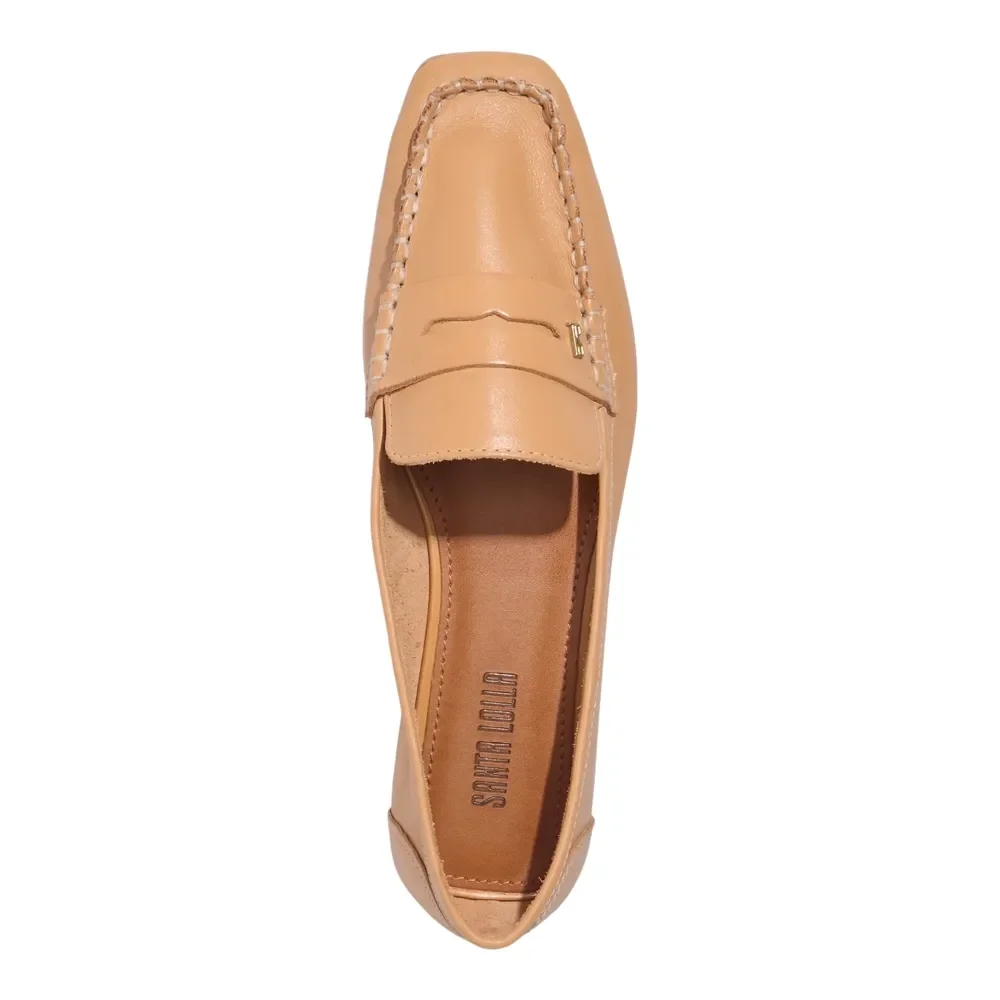 Mocassim Couro Nobre Soft Doce De Leite - vista 4 de 4