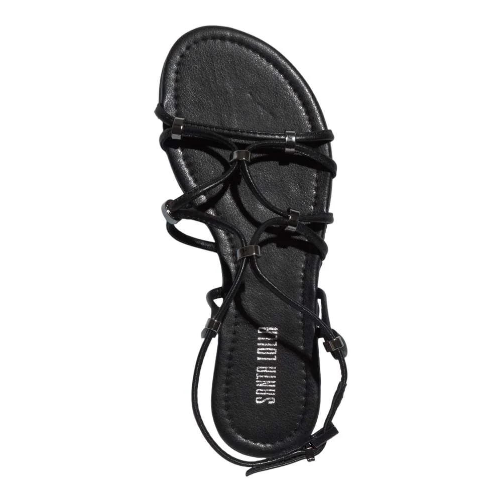 Rasteira Napa Soft Preto - vista 4 de 4