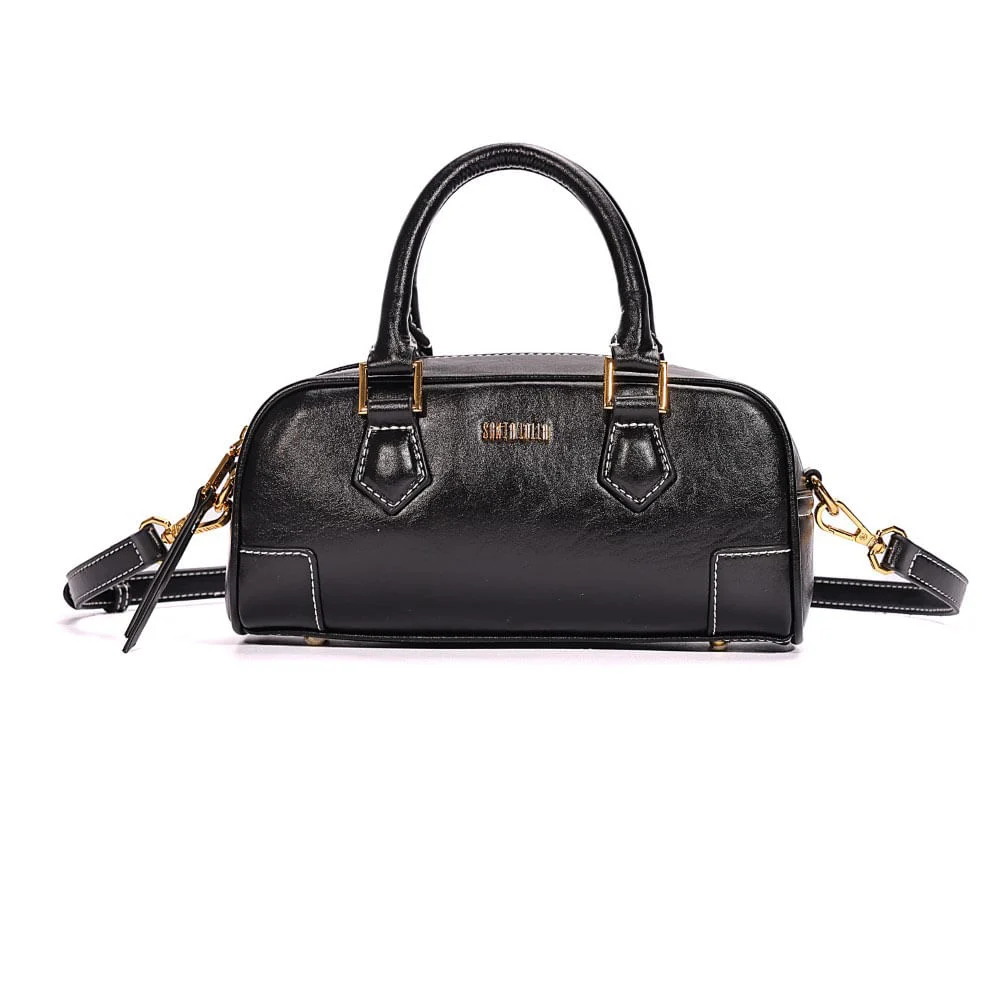 Bolsa P Material Rustico Preto - vista 1 de 8