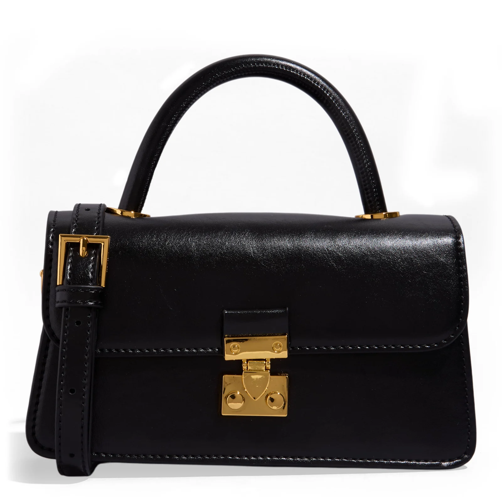 Bolsa P Material Rustico Preto - vista 1 de 3