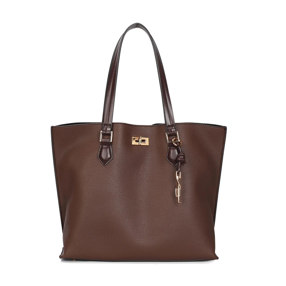 Shopper Material Floater Dark Cocoa - vista 1 de 3