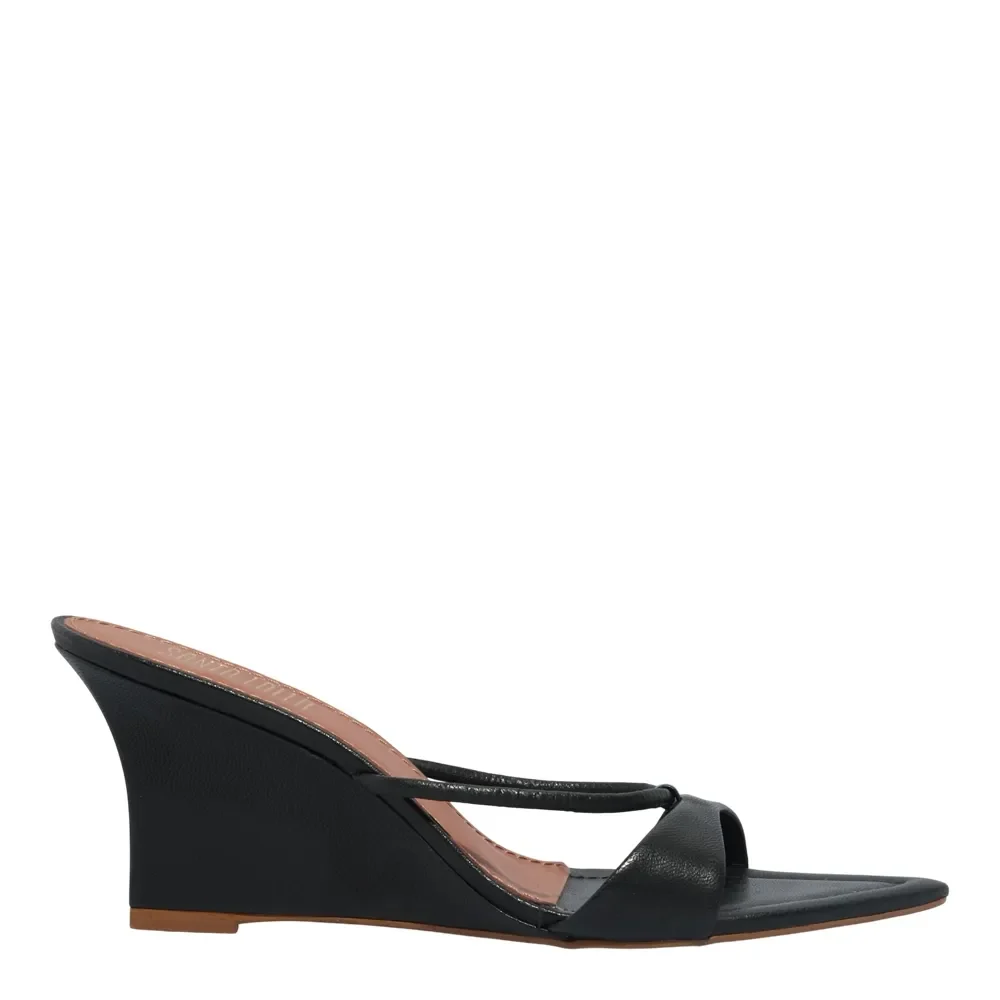 Mule Couro Pelica Soft Preto - vista 1 de 3